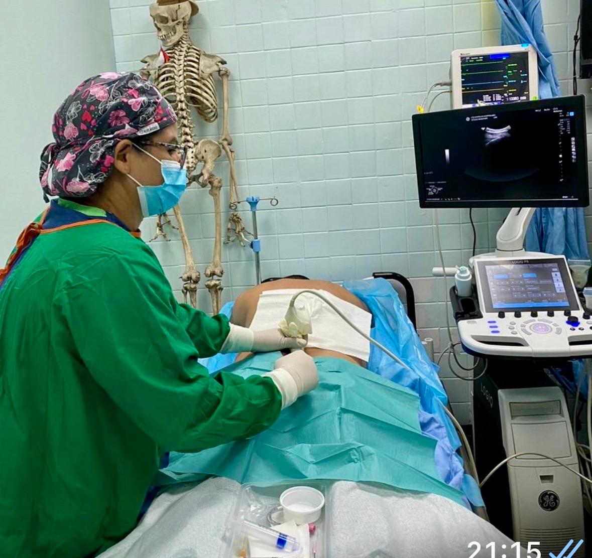 Tratamiento de lumbalgia por ultrasonido